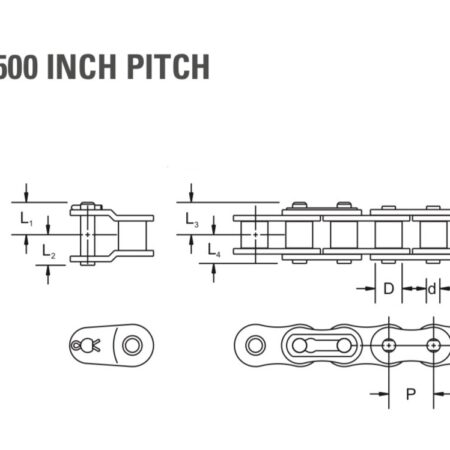 Drives Chain by Timken      ANSI 40 Chain 100 Foot Roll